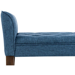 Chaise longue Cl?op?tre, bleu fonc? antique