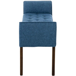 Banquette Cléopâtre, bleu foncé antique