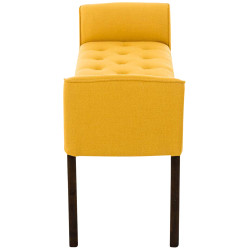 Banquette Cléopâtre, jaune foncé antique