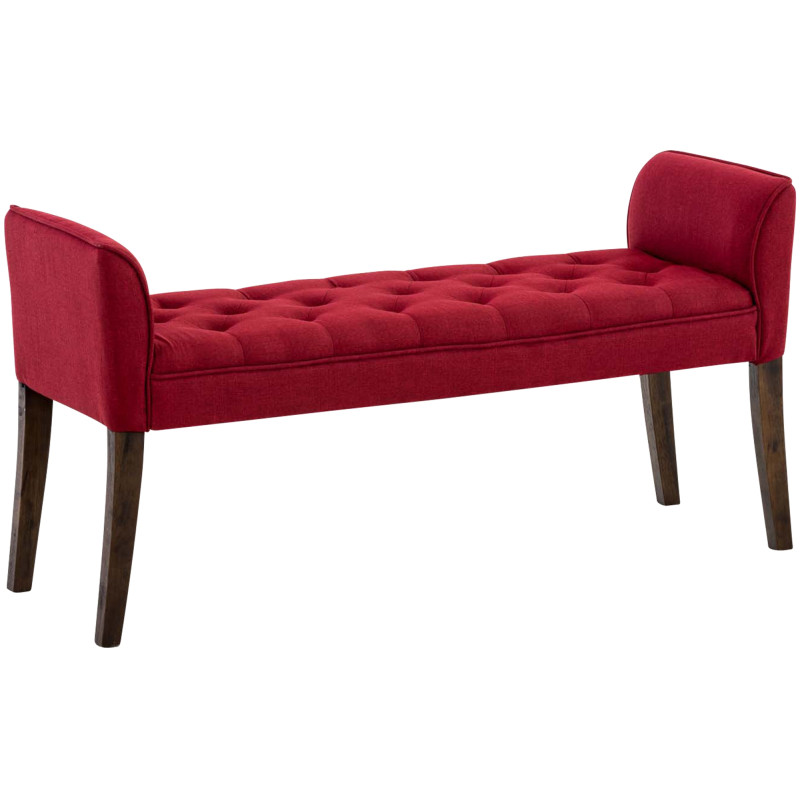 Banquette Cléopâtre, rouge foncé antique