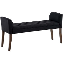 Chaise longue Cl?op?tre, noir fonc? antique