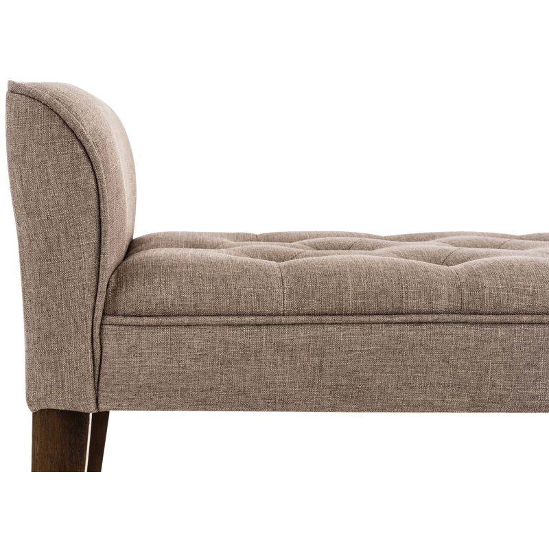 Méridienne Cléopâtre, taupe foncé antique