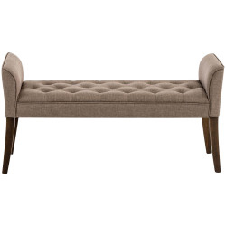 Méridienne Cléopâtre, taupe foncé antique