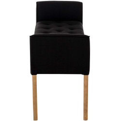 Chaise longue Cl?op?tre, noir clair antique