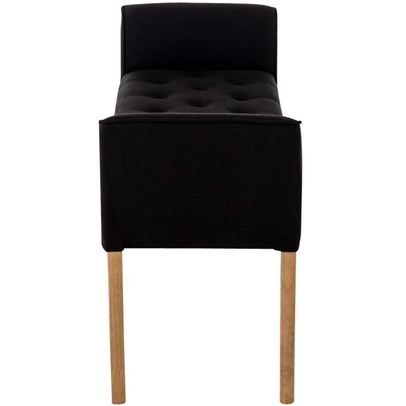 Chaise longue Cl?op?tre, noir clair antique