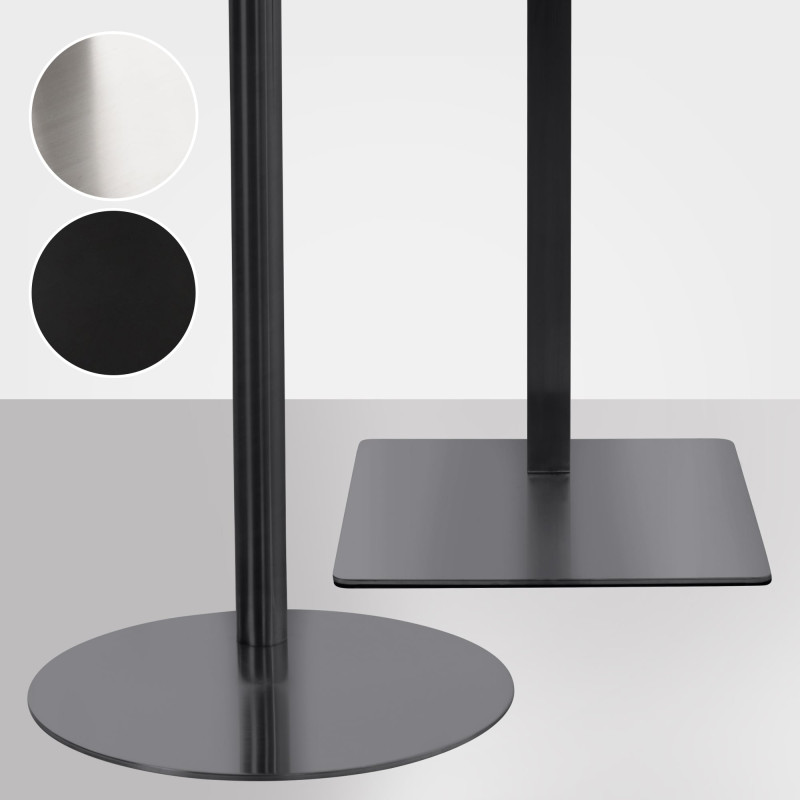 Meuble TV rond noir mat