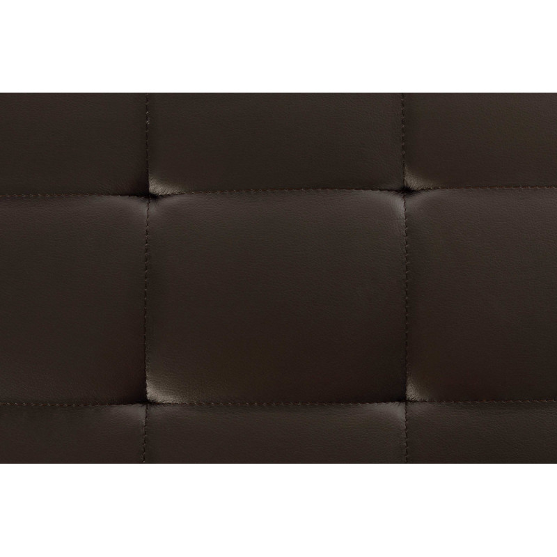 Panchina design Barci in similpelle marrone