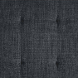 Banquette Barci, tissu gris fonc?