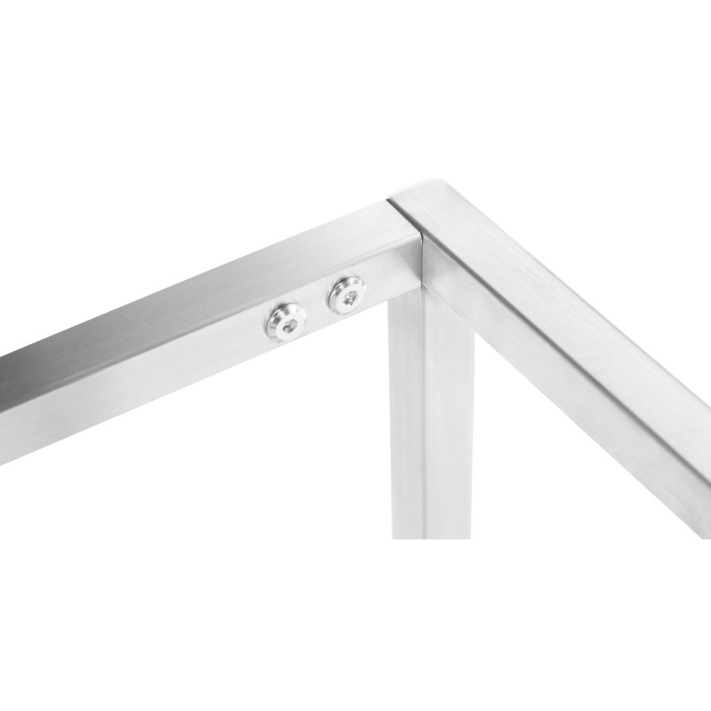 Banquette Barci, tissu gris foncé