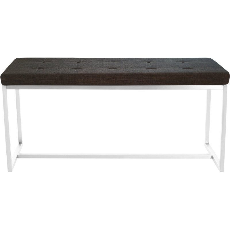 Banquette Barci, tissu marron