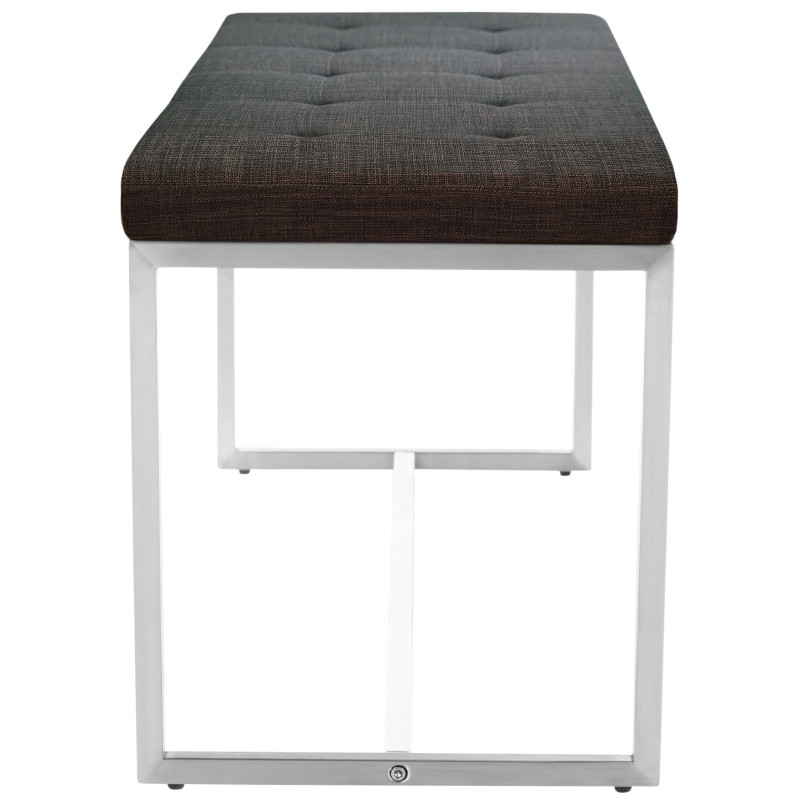 Banquette Barci, tissu marron