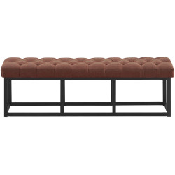 Banc Amun, tissu B150, marron