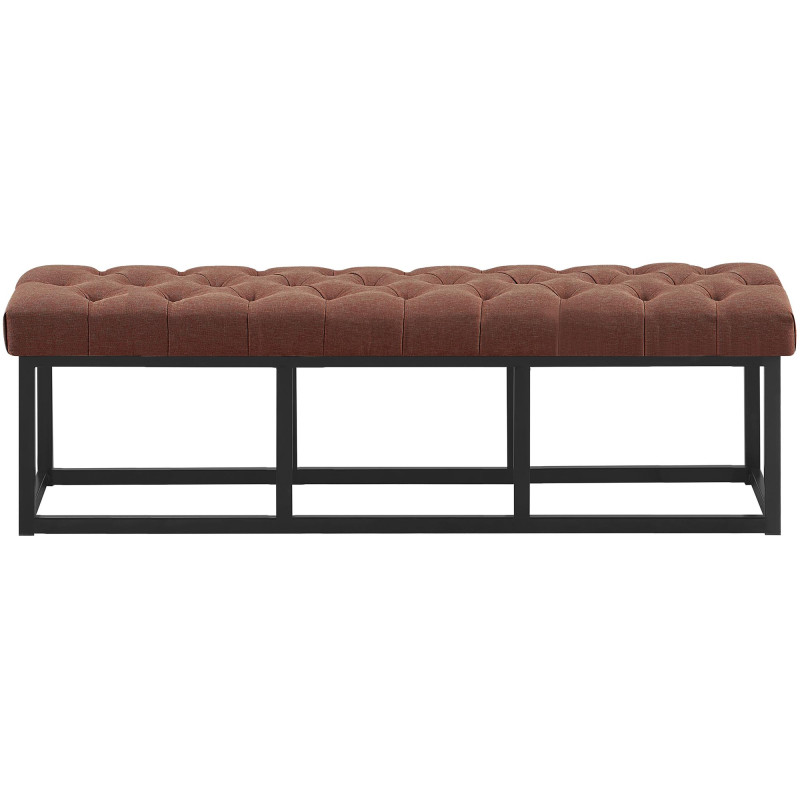 Banc Amun, tissu B150, marron