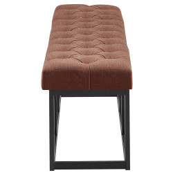 Banc Amun, tissu B150, marron