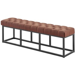 Banc Amun, tissu B150, marron