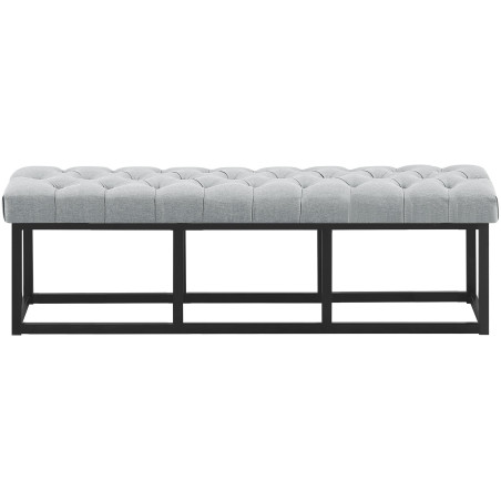Banc en tissu Amun B150 gris