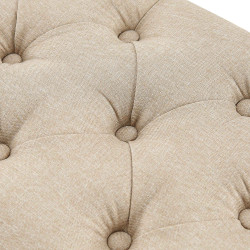 Banc en tissu Amun B150 taupe