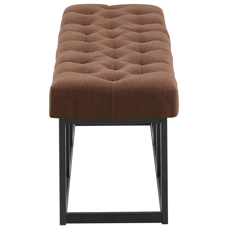 Banc Amun, tissu B120, marron