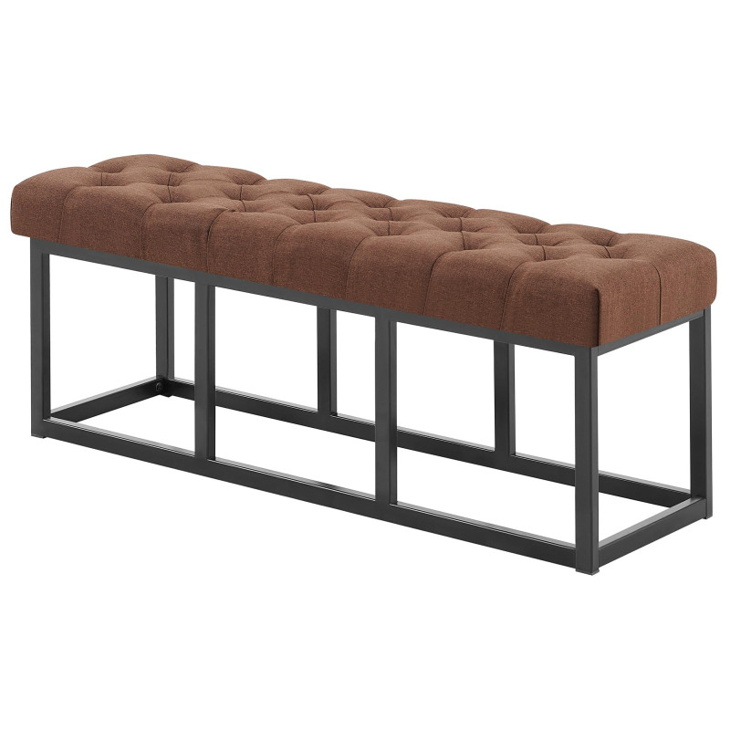 Banc Amun, tissu B120, marron
