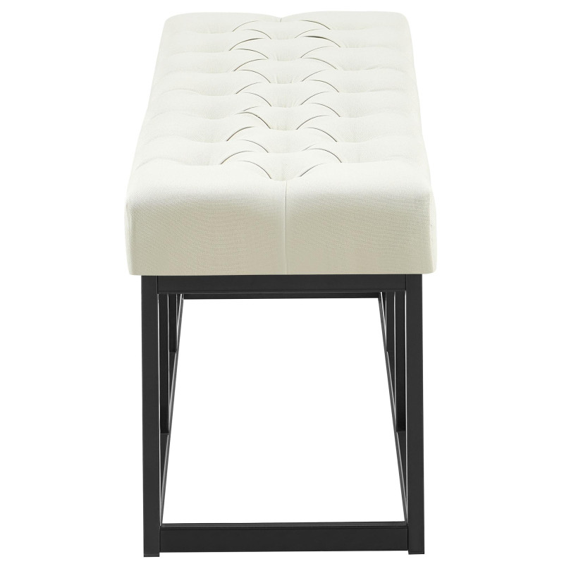 Banc Amun, tissu B120, crème
