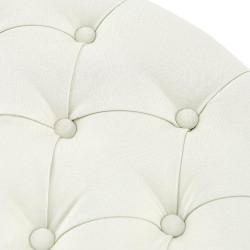 Banc Amun, tissu B120, crème