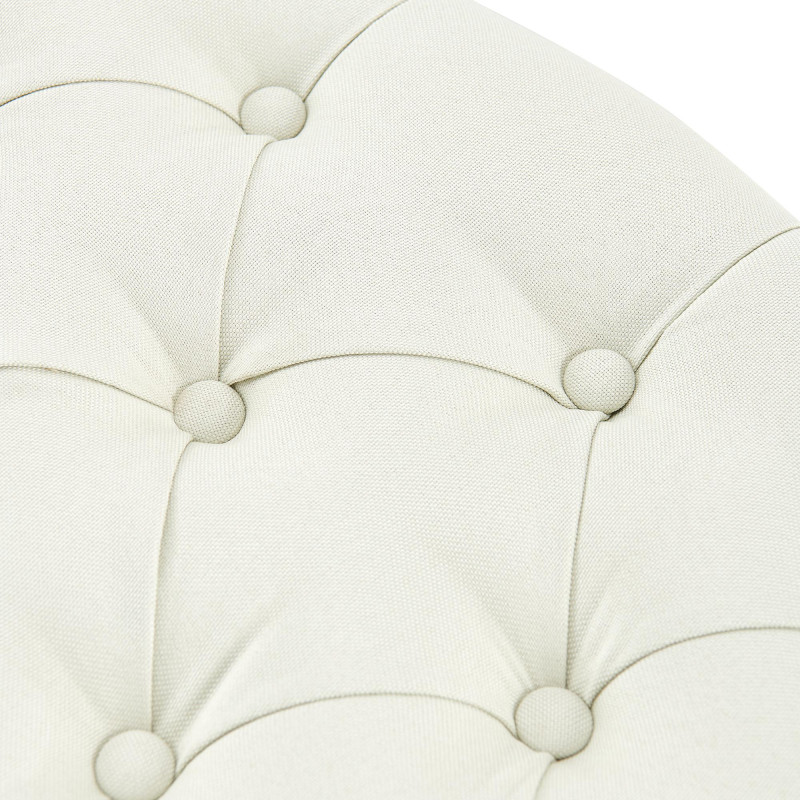 Banc Amun, tissu B120, crème