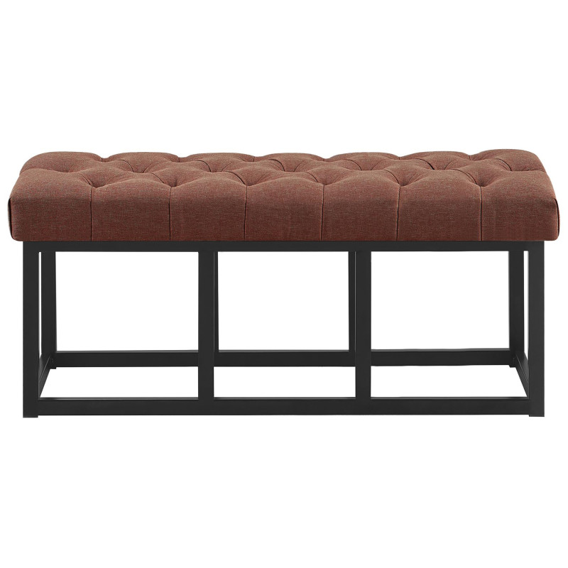Banc Amun, tissu B100, marron