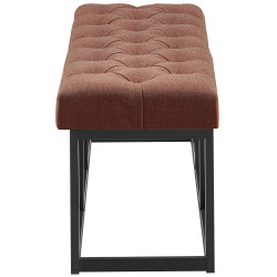 Banc Amun, tissu B100, marron