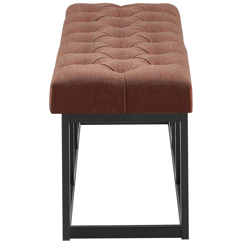 Banc Amun, tissu B100, marron