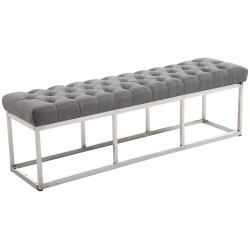 Banc Amun, tissu gris E150