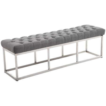 Banc Amun, tissu gris E150