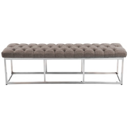 Banquette Amun, tissu E150 taupe