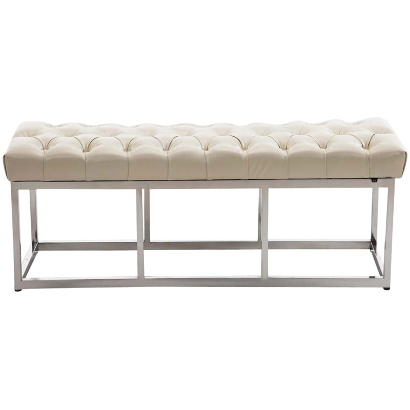 Banquette Amun, similicuir cr?me E120