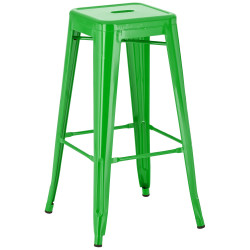 Tabouret de bar Joshua vert