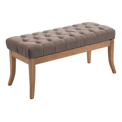 Banc Rams?s, tissu clair antique, 100 taupe