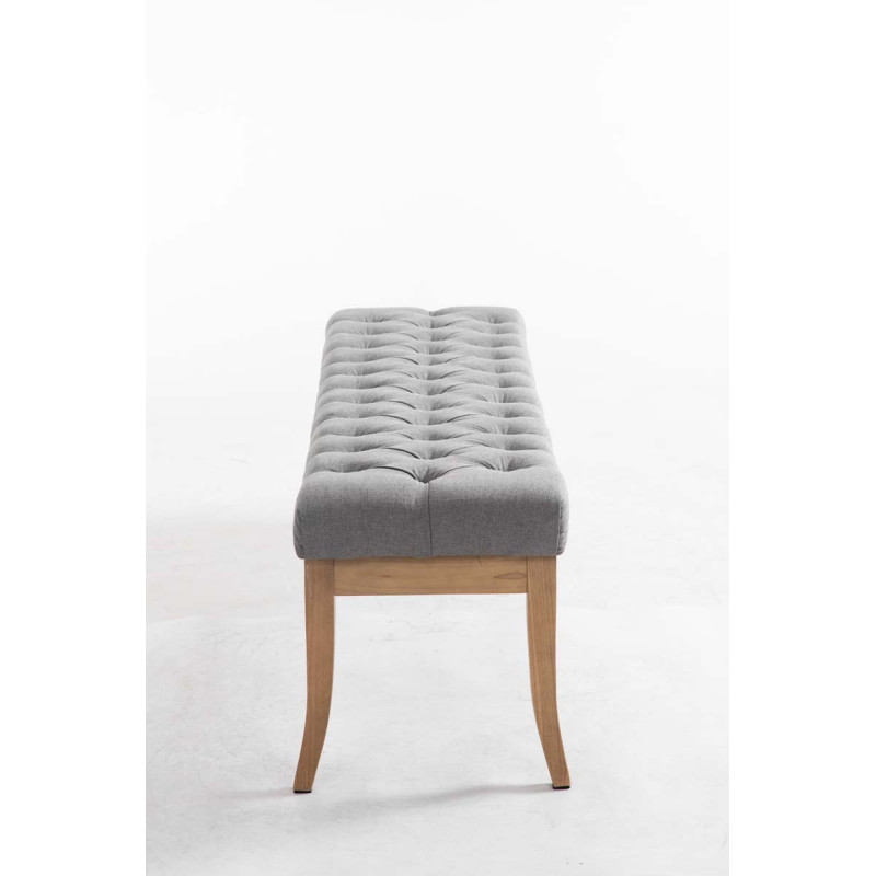 Banc Rams?s, tissu clair antique, 150 gris