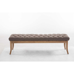 Banc Rams?s, tissu clair antique, 150 taupe