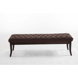 Banc Rams?s, tissu fonc? ancien, 150 marron