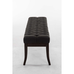 Banc Rams?s, tissu antique fonc?, 150 gris fonc?