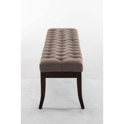 Banc Rams?s, tissu fonc? ancien, 150 taupe