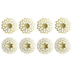 Figurine Décorative DKD Home Decor (4 Pièces) (2 Unités) (25 x 2 x 25 cm)