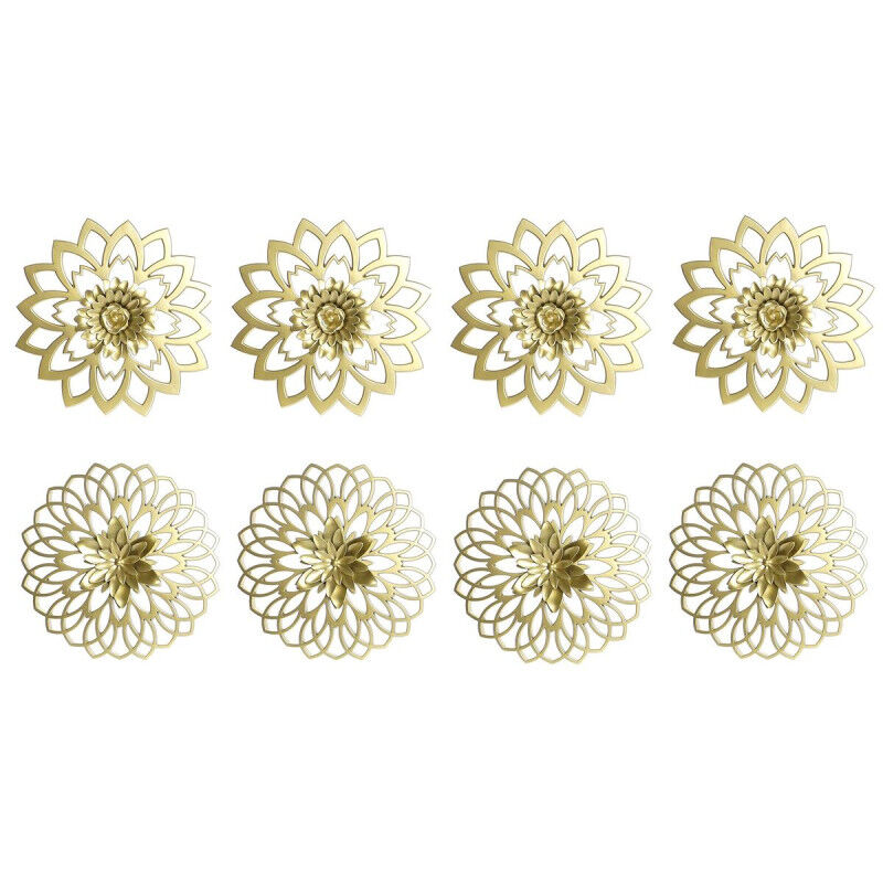 Figurine Décorative DKD Home Decor (4 Pièces) (2 Unités) (25 x 2 x 25 cm)