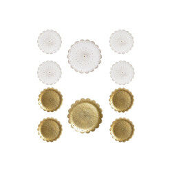 Figurine Décorative DKD Home Decor (5 Pièces) (2 Unités) Moderne (35 x 2 x 35 cm)