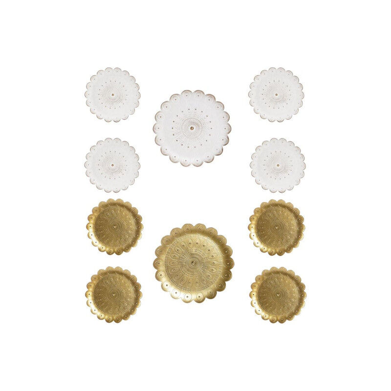 Figurine Décorative DKD Home Decor (5 Pièces) (2 Unités) Moderne (35 x 2 x 35 cm)
