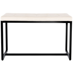 Banquette Barci B en velours cr?me