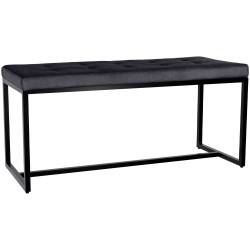 Banquette Barci B, velours noir