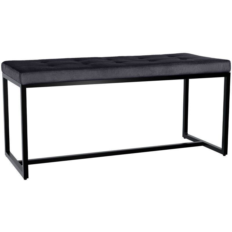 Banquette Barci B, velours noir