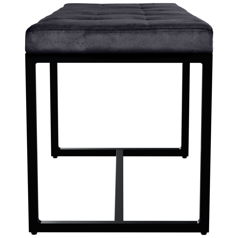 Banquette Barci B, velours noir
