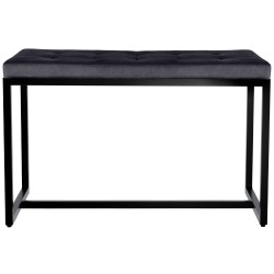 Banquette Barci B, velours noir