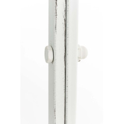 Pavillon semi-ouvert Rosie avec banc blanc antique